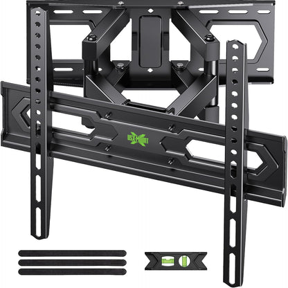 USX MOUNT UL Listed Full Motion TV Wall Mount for Most 32-70 inch TVs up to 110lbs, Wall Mount TV Bracket with Dual Swivel Articulating Arms, Max VESA 400x400mm and 16" Wood Studs, XMM021