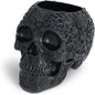 Black Skull Organizer | Makeup Brush Holder | Candy Bowl | Pen Holder | Gothic Skull Décor