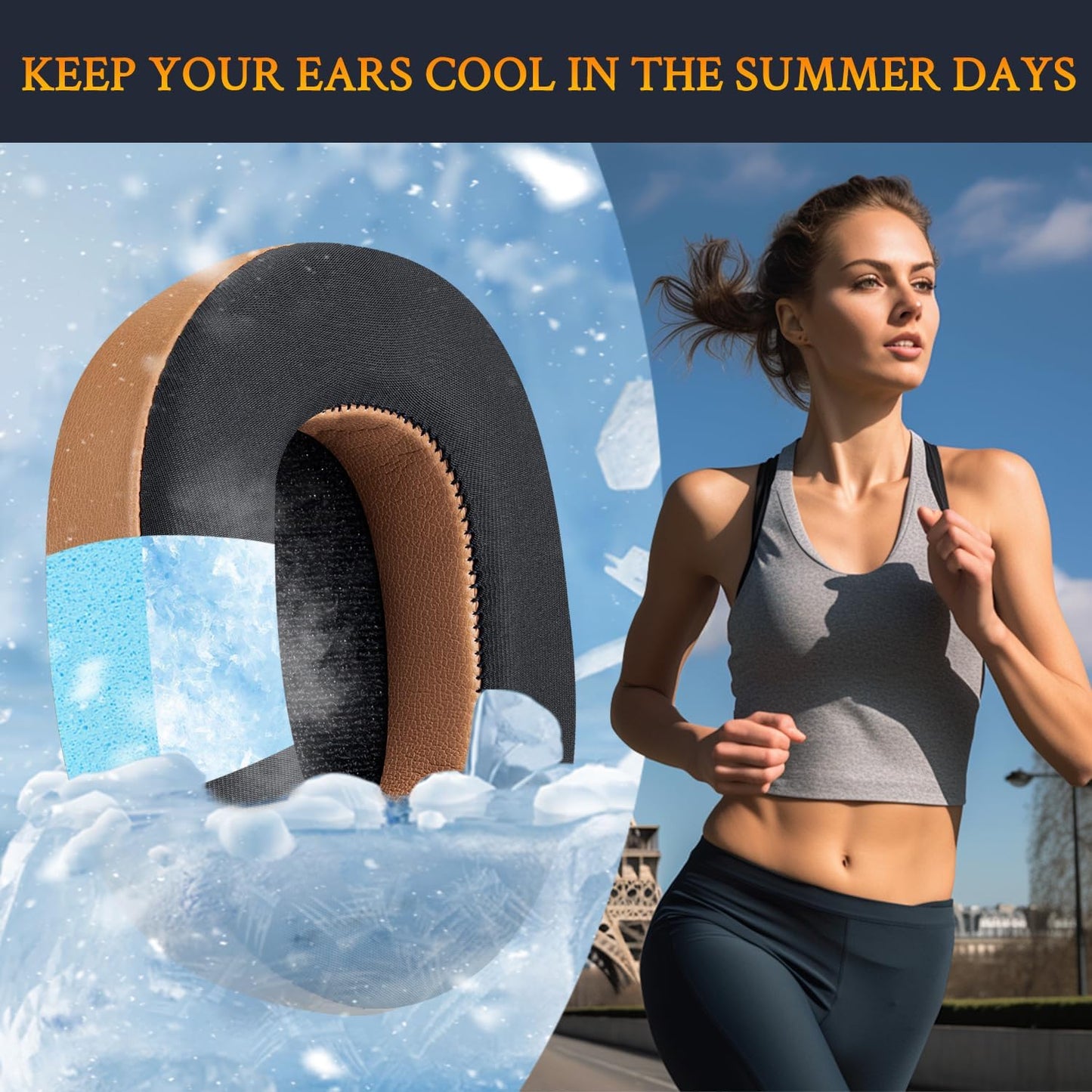 SOULWIT Replacement Earpads for Skullcandy Hesh 3/ANC/Evo & Crusher Wireless/ANC/Evo & Venue ANC Over-Ear Headphones, Ear Pads Cushions with Noise Isolation Foam - Hesh3 PL Black