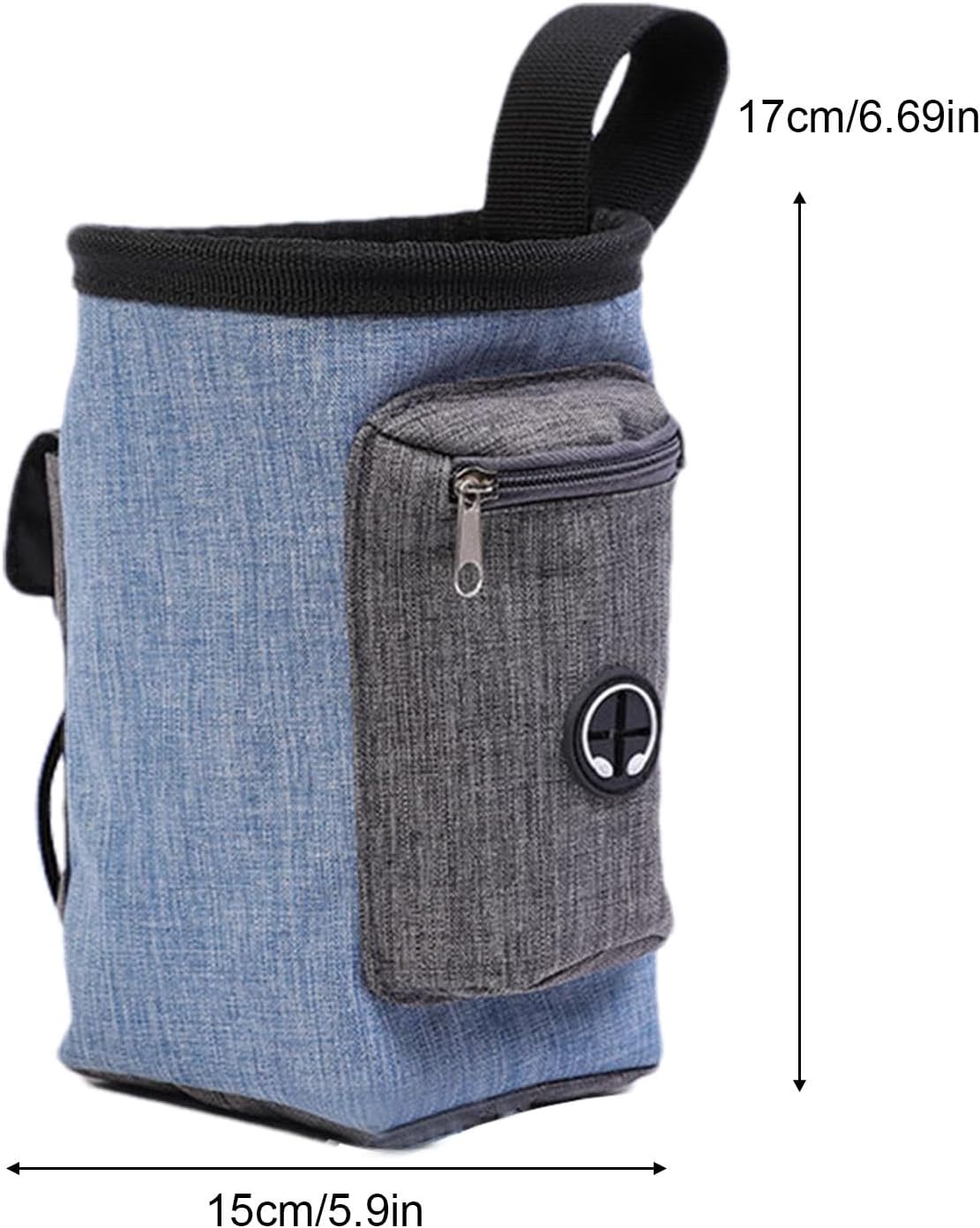 Dog Treat Pouch Bag | Portable Dog Treat Snack Bag Pouch | Dog Treat Carrier Holder, Treat Storage Holder for Travel Dog Walking Puppy Training