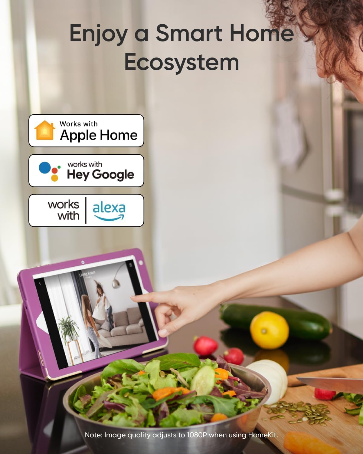 eufy Indoor Cam E30 | 4K UHD Smart Indoor Security Camera with 360° Pan & Tilt, AI Detection & Color Night Vision
