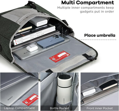 OIWAS Messenger Bag - Messenger Bag Men, Satchel Bags for Women, Lightweight Computer Bag, School Book Bag - PuriLite