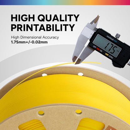 OVERTURE PLA Filament 1.75mm PLA 3D Printer Filament, 1kg Cardboard Spool (2.2lbs), Dimensional Accuracy +/- 0.02mm, Fit Most FDM Printer (Black 1-Pack)