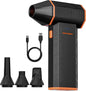 WOLFBOX MF50 Electric Air Duster-110000RPM Super Power Cordless Air Duster, 3-Gear Adjustable Mini Blower with Rechargeable Battery, Dust Blower for Computer, Keyboard, House, Outdoor and Car