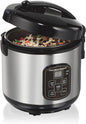 8-Cup Digital Rice Cooker | Programmable Electric Rice Cooker & Food Steamer with 4 Rice Settings, PFAS-Free Nonstick Pot & Steam Basket