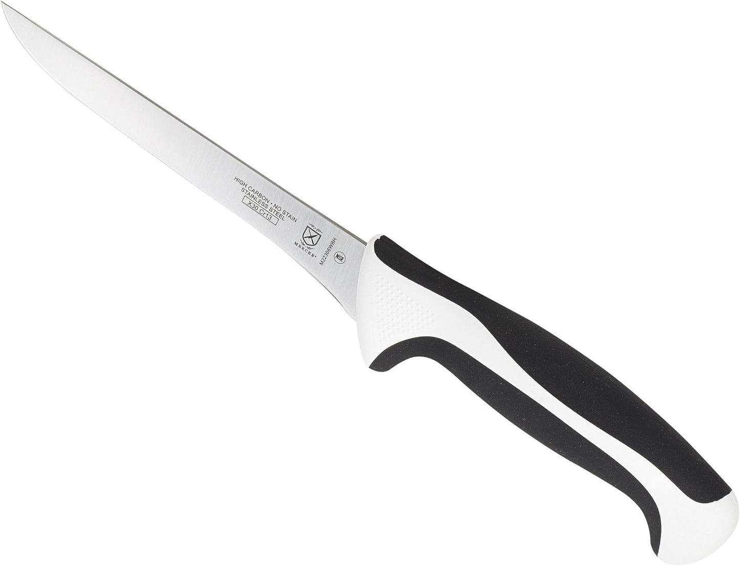 Mercer Culinary M23860 Millennia Black Handle, 8.5-Inch Narrow, Fillet Knife