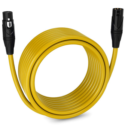 LyxPro 6 Feet XLR Microphone Cable Balanced Male to Female 3 Pin Mic Cord for Powered Speakers Audio Interface Professional Pro Audio Performance and Recording Devices - Blue