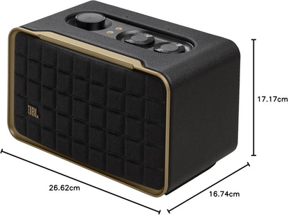 JBL Authentics 300 - Wireless Home Speaker, Music Streaming Services via Built-in Wi-Fi, Built in Battery, Built in Alexa and Google Assistant
