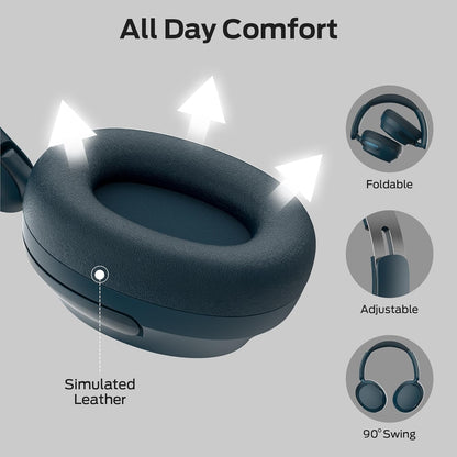 Monster Persona 3rd ANC Active Noise Canceling Headphones, Over-Ear Wireless Bluetooth 5.4 Headphones with 6 Mics, 70H Playtime and 3 EQ Modes, Foldable Comfort Headphone for Travel/Work