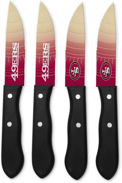 The Sports Vault by Inglasco NFL Chicago Bears Steak Knives