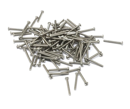 iexcell 50 Pcs M6 x 20mm Thread Pitch 1 mm Stainless Steel 304 Hex Socket Button Head Cap Screws Bolts Kit