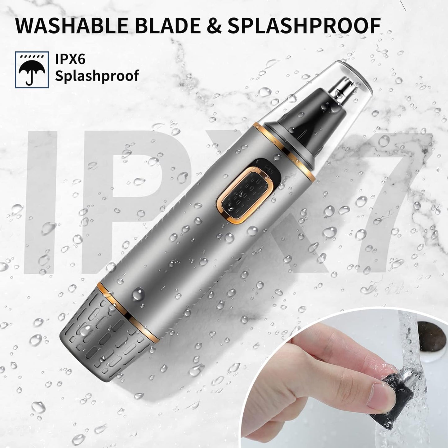 Purilite Select Ear and Nose Hair Trimmer Rechargeable