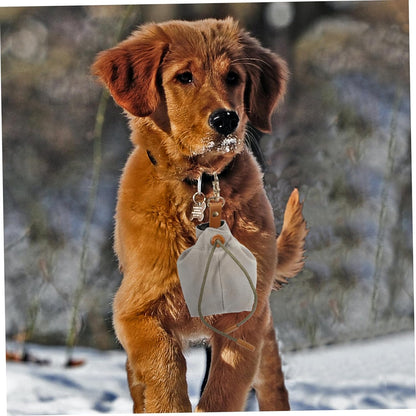 MINAOLULUS Dog Training Treat Pouch Portable Canvas Snack Holder for Outdoor Adventures for Treats Keys and