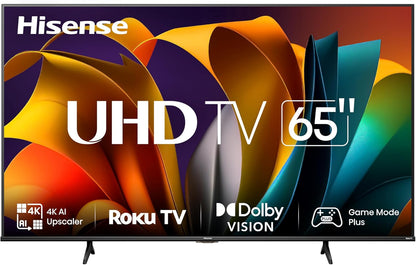 Hisense 58R63N-58 inch 4K UHD HDR LED Roku Smart TV-2024