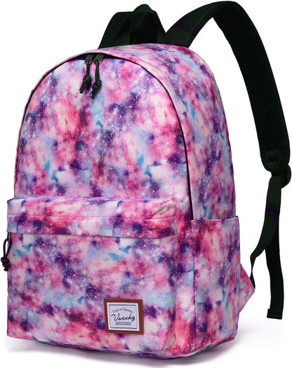 VASCHY Lightweight School Backpack for Women with Sleeve for 14" Laptop