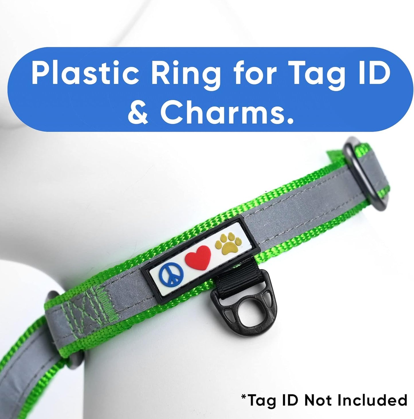 Pawtitas Chain Martingale Dog Collar Puppy Collar Reflective Dog Collar Training Dog Collar Behavioral Dog Chain Collar Collar Large Dog Collar Orange Dog Collar