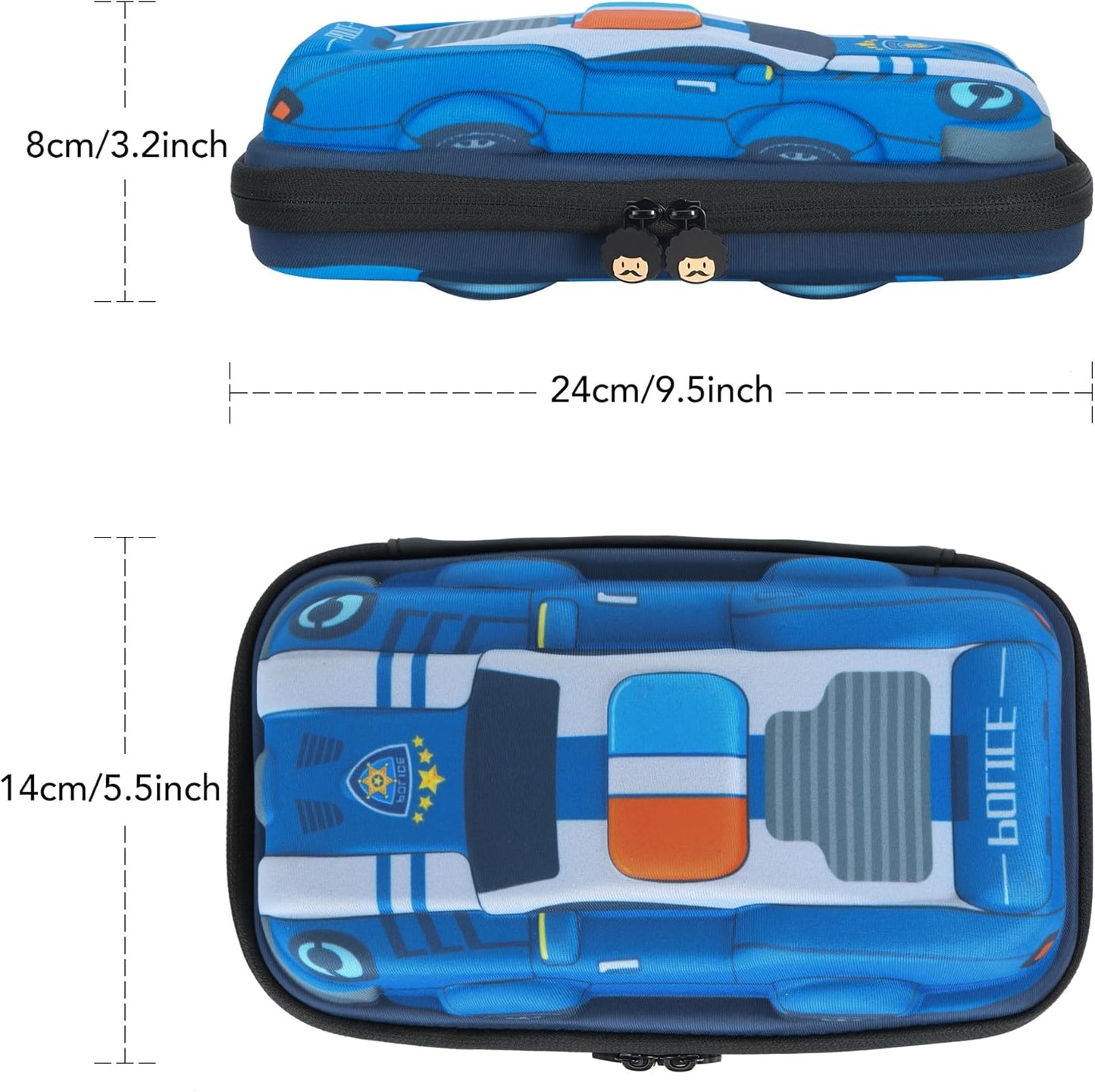 Rockpapa Large Pencil Cases, Big Pencil Case for Boys & Girls, Small Storage Box for School Students Boys Teens Kids Toddlers