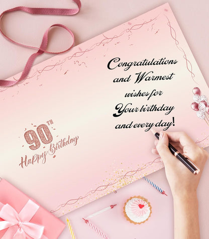 50th Birthday Card, Jumbo CANADA 25x20cm Back in 1975, Gilding Happy 50th Birthday Decoration for Woman, Men, Funny 50 Birthday Gifts for Wife, Husband, Him, Her, Mom
