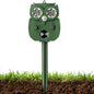 Animal Repellent Outdoor Solar Power with Motion Sensor & 4 Red/White Strobe Light,Waterproof Cat Deterrent Deer Repeller, Raccoon Squirrel Fox Rabbit Repellent Devices
