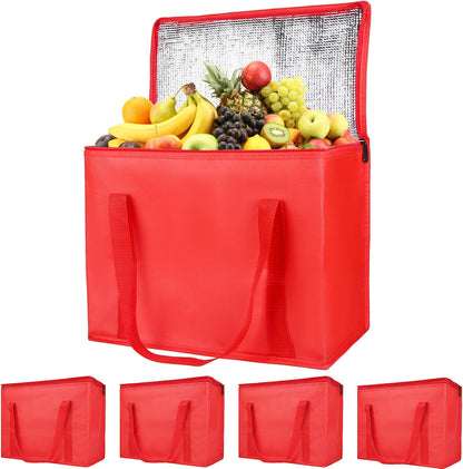 Purilite Select™ Insulated Food Delivery Bag – Extra Large Thermal Carrier for Hot &amp; Cold Food Transport