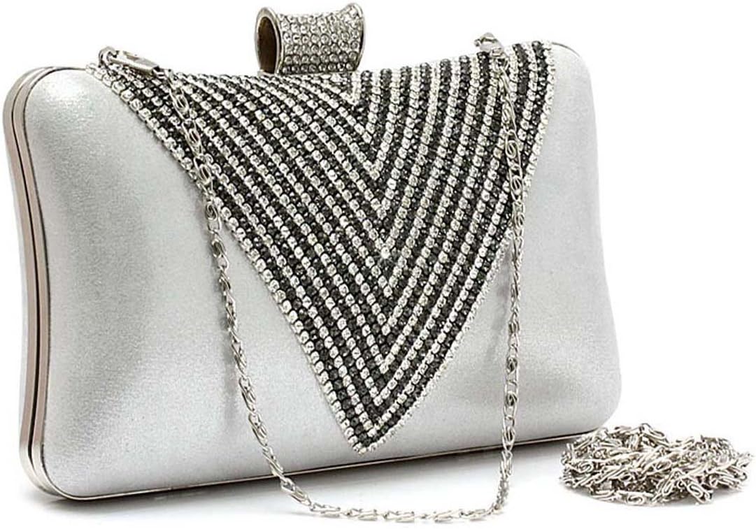 Ankoee Fashion Clutch Bag Wedding Clutches Crystal Elegant Clutch Evening Party Bags Sparkling Purse