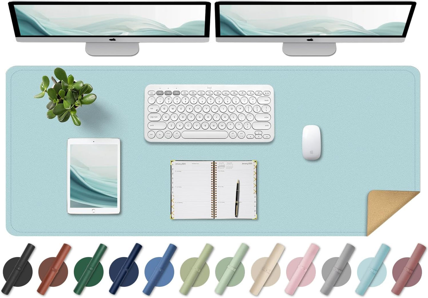 Purilite Select Dual-Sided Desk Pad