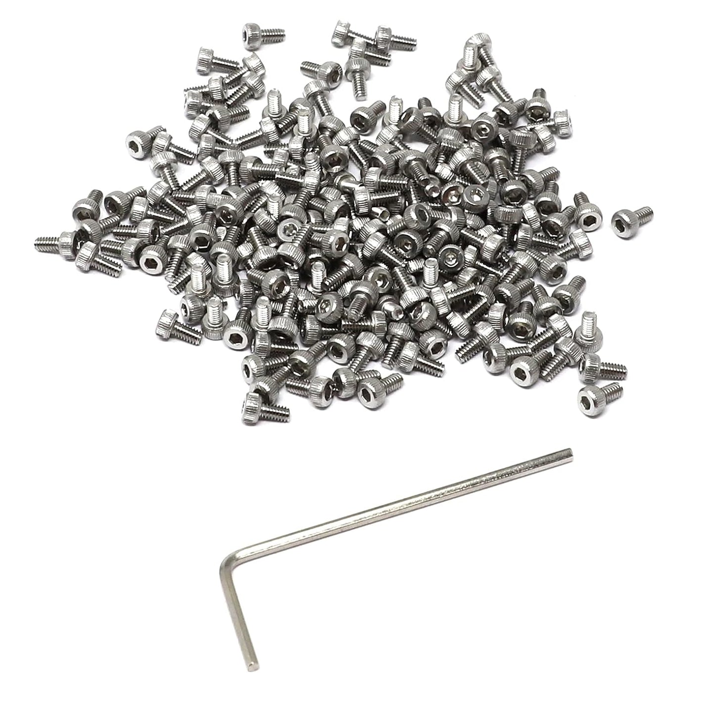 iexcell 25 Pcs M6 x 20mm Thread Pitch 1 mm Stainless Steel 304 Hex Socket Head Cap Screws Bolts Kit