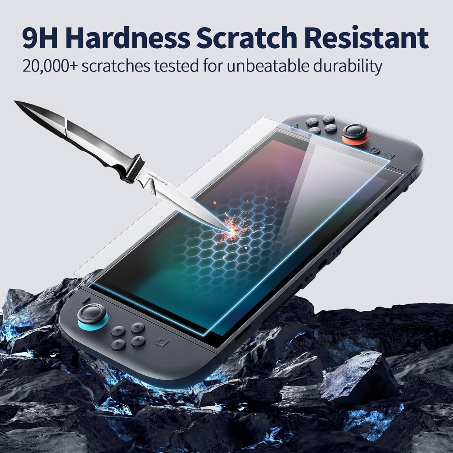 Ambison Screen Protector Tempered Glass Compatible with Nintendo Switch 2 7.9- inch(2025）