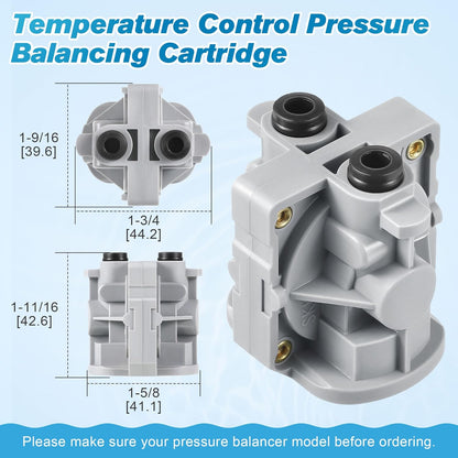 Dreyoo Pressure Balancing Cartridge and Valve Stem Assembly, Compatible with 971-2500 and 974-2910, Compatible with Pfister 0X8/JX8/VB8/JV8 Deep Casting Valve, for Single Handle Tub and Shower Parts