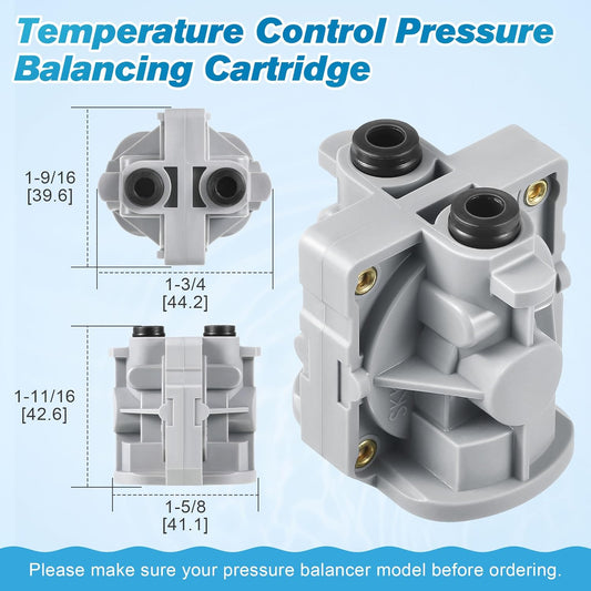 Dreyoo Pressure Balancing Cartridge and Valve Stem Assembly, Compatible with 971-2500 and 974-2910, Compatible with Pfister 0X8/JX8/VB8/JV8 Deep Casting Valve, for Single Handle Tub and Shower Parts - PuriLite