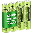 6 Pack BK-40AAABU Ni-MH AAA Rechargeable Battery for Panasonic,1.2v 400mah Rechargeable AAA Batteries Panasonic Cordless Phones, Electronics,Remote Controls