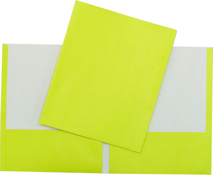 Hilroy Twin Pocket Portfolios, 9.5" x 11.75", 4-Pack, Assorted Colours (06042)