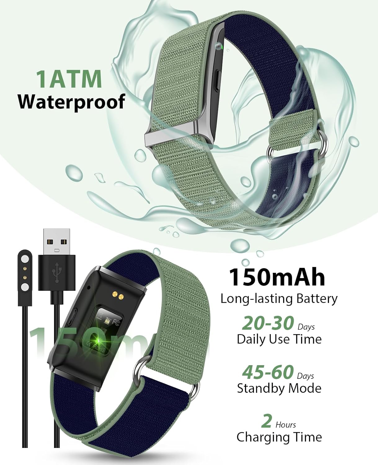 Purilite Select Minimalist Smart Fitness Tracker