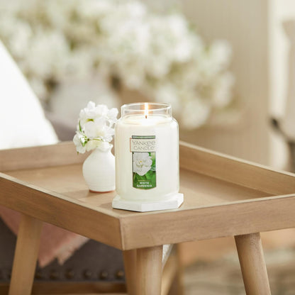 Yankee Candle Scented Candle, Sage & Citrus, Original Large Jar Candle, 110-150 Hours of Burn Time, 22 oz.