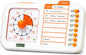 3-in-1 Visual Timer with Planning Board | 60 Minute Countdown Timer and Task Checklist