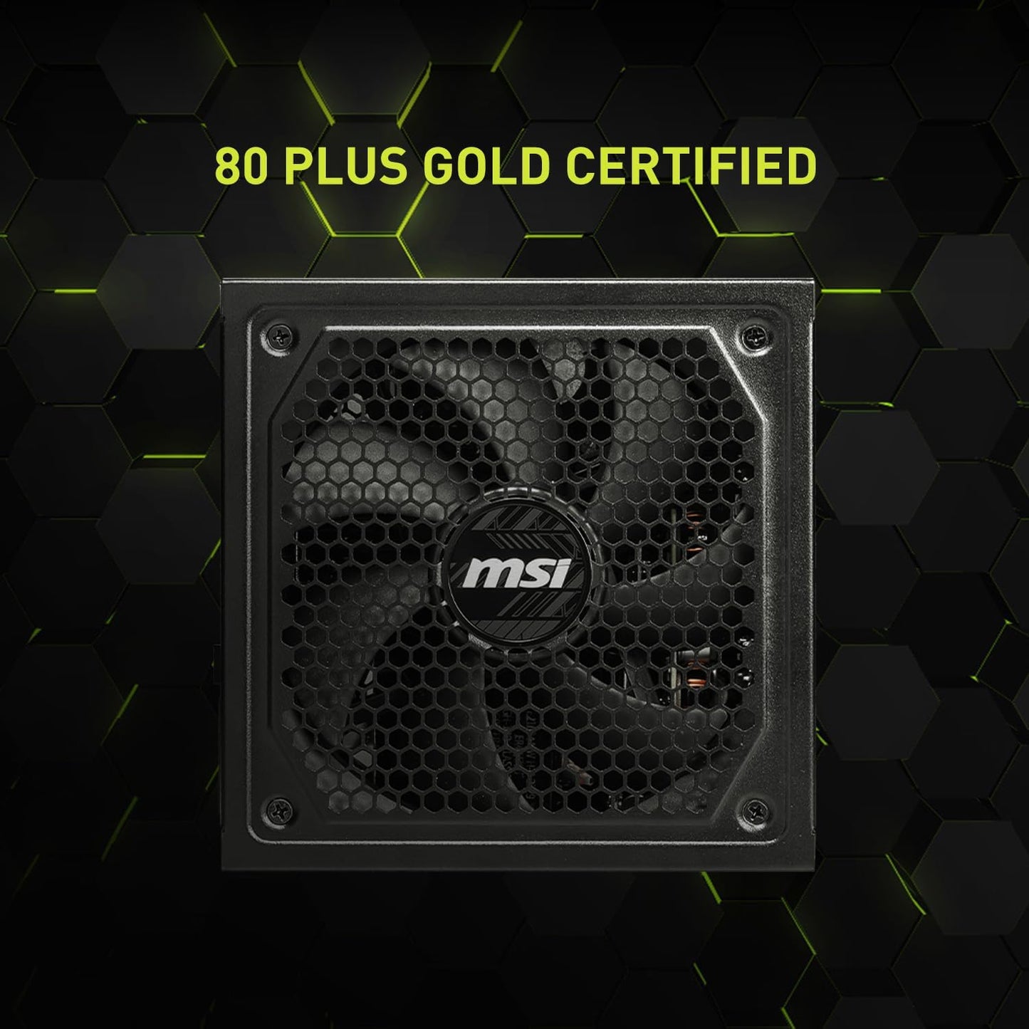 MSI MAG A750GL PCIE 5 Gaming Power Supply - Full Modular - 80 Plus Gold Certified 750W - Compact Size - ATX PSU - PuriLite