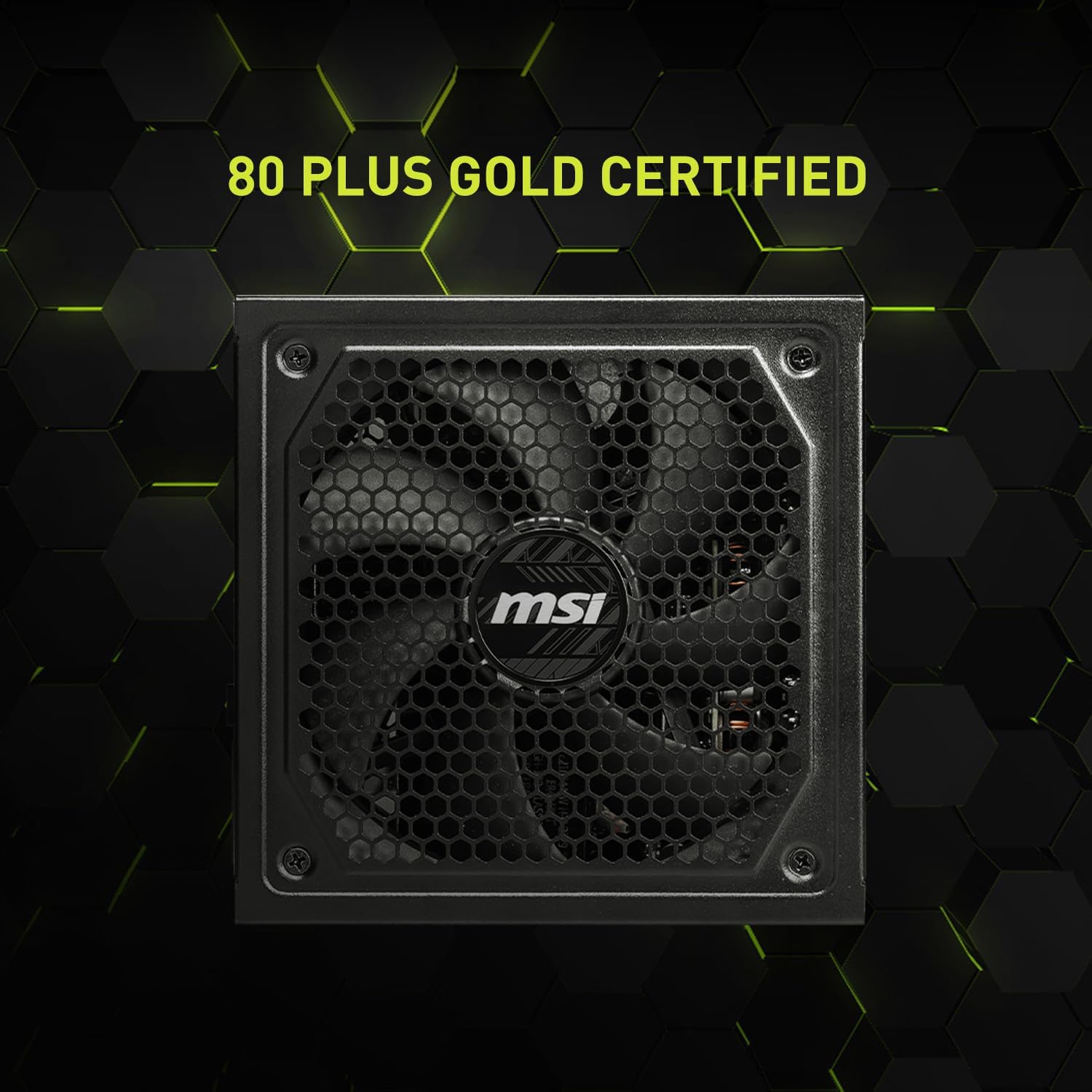 MSI MAG A750GL PCIE 5 Gaming Power Supply - Full Modular - 80 Plus Gold Certified 750W - Compact Size - ATX PSU - PuriLite