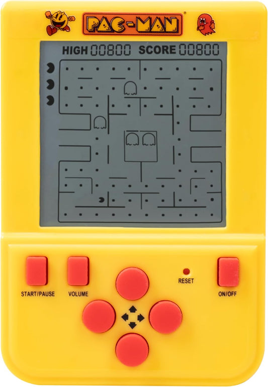 Retro Pac-Man Keychain Game – Mini Handheld Arcade with LCD Screen, 4 Game Modes, Directional Controls & Original Sounds - PuriLite