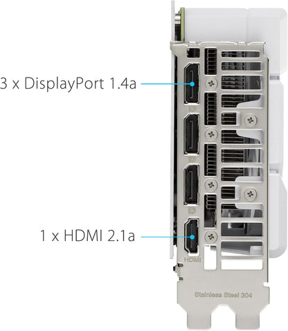 ASUS Dual GeForce RTX 4060 EVO White OC Edition 8GB GDDR6 (PCIe 4.0, 8GB GDDR6, DLSS 3, HDMI 2.1a, DisplayPort 1.4a, Axial-tech Fan Design, 0dB Technology, Dual BIOS, Auto-Extreme Tech)