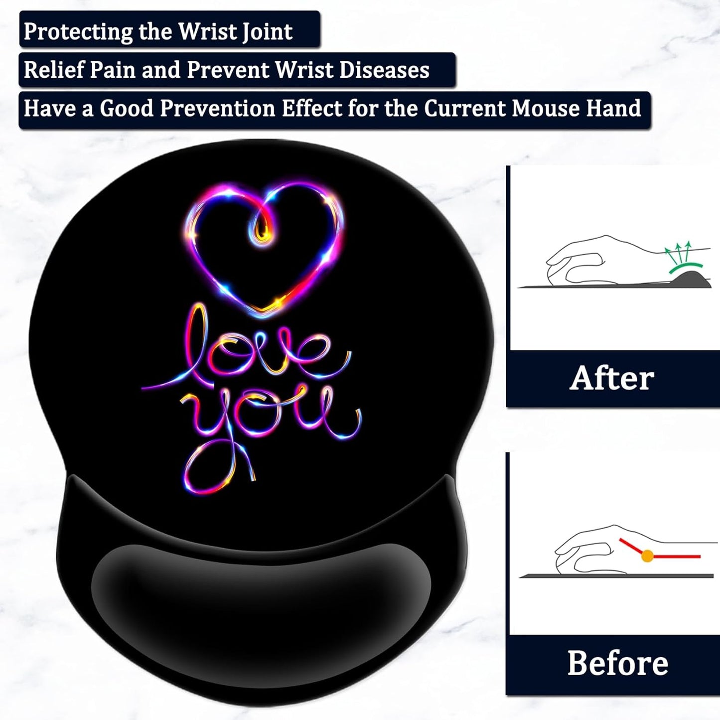 Purilite Select Ergonomic Mouse Pad