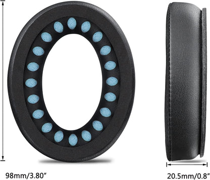 SoloWIT Earpads Cushions for Bose Headphones, Replacement Ear Pads for Bose QuietComfort 15 QC15 QC25 QC2 QC35/Ae2 Ae2i Ae2w/SoundTrue & SoundLink Around-Ear Series - QC25 PL Black&Blue