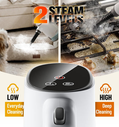 Handheld Steam Cleaner for Home, 3s Instant Heat Pressurized Steamer