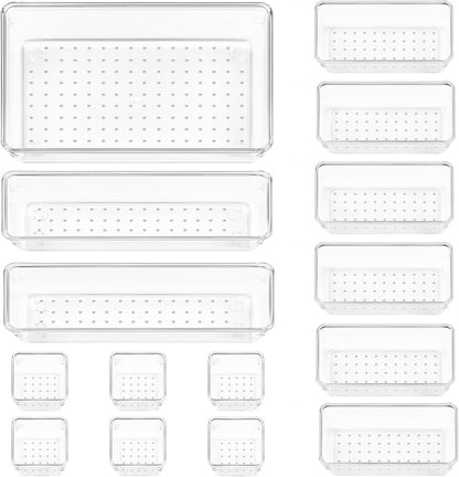 Purilite Select Clear Drawer Organizer Set
