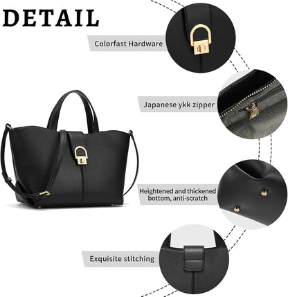 Leather Handbag for Women Tote bag Boho Purses and Handbags with Zipper Crossbody Bag Big shoulder handbag