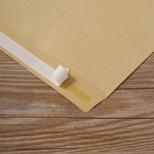 Tanshuqin 9" x 12.75" Self-Seal Catalog Envelopes 32lb Kraft Envelopes for Invitation Cards, Organizing and Storage, Pictures, Photos, Documents (100 PCS) - PuriLite