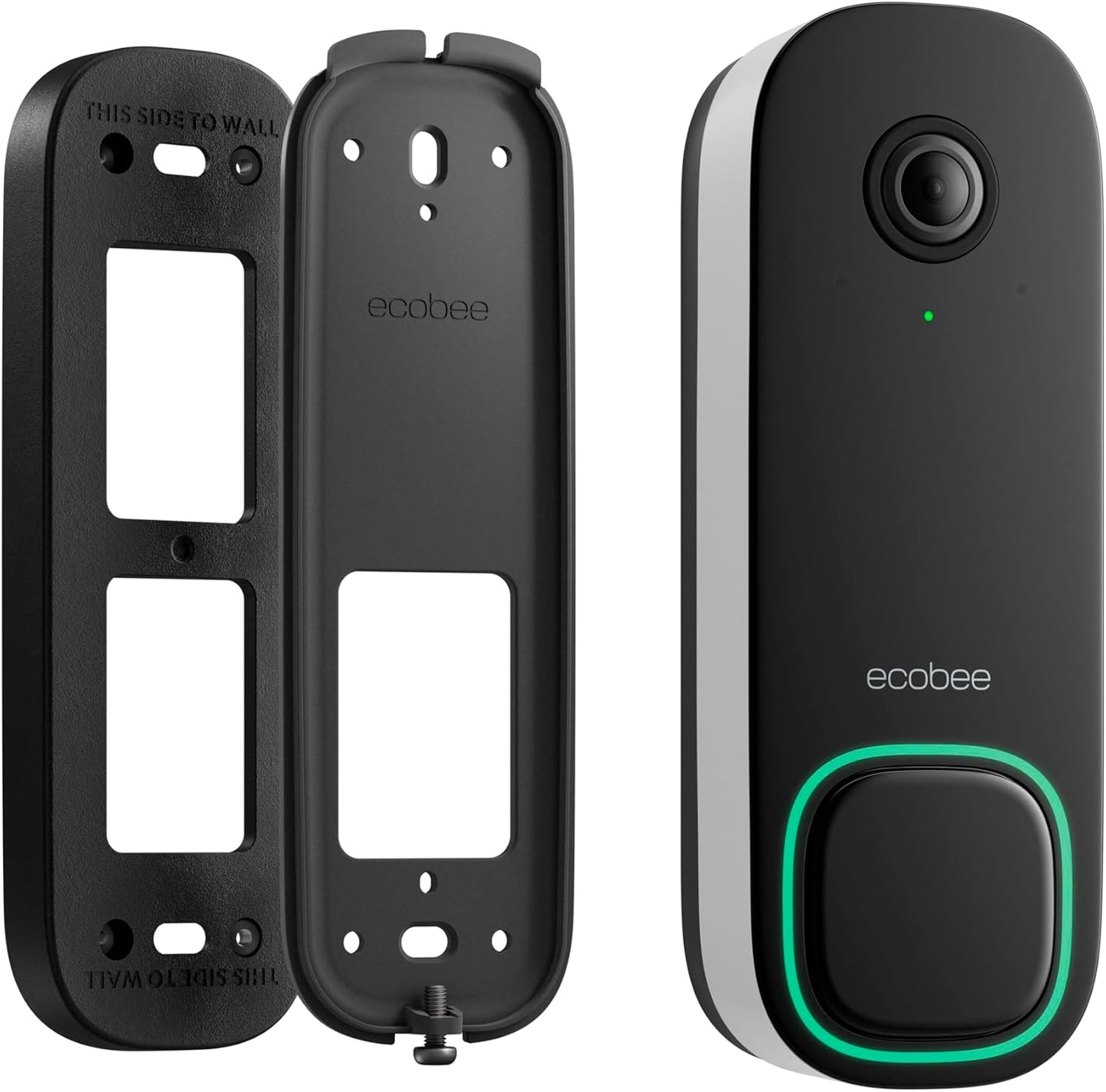 ecobee Smart Video Doorbell Camera (Wired) - with Industry Leading HD Camera, ecobee Smart Security, Night Vision, Person and Package Sensors, 2-Way Talk, and Video & Snapshot Recording