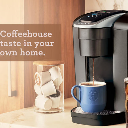 Keurig K-Elite K Single Serve K-Cup Pod Maker, with Strong Temperature Control, Iced Coffee Capability, 12oz Brew Size, Brushed Slate