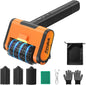 1500RPM Electric Grill Brush | Cordless Rechargeable BBQ Cleaner, 3 Speeds & 3 Heads, LED Light and Splash Guard – Fits Gas, Charcoal & Cast Iron Grates