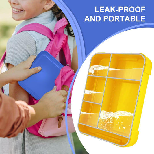 Hap Tim Bento Box Lunch Box for Kids (CA1265-BL) - PuriLite