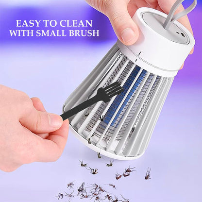 Mosquito Zapper,USB Rechargeable Electric Bug Zapper,Portable Mosquito and Flies Trap for Indoor Outdoor,Pest Control,Flying Insect Light Trap,White